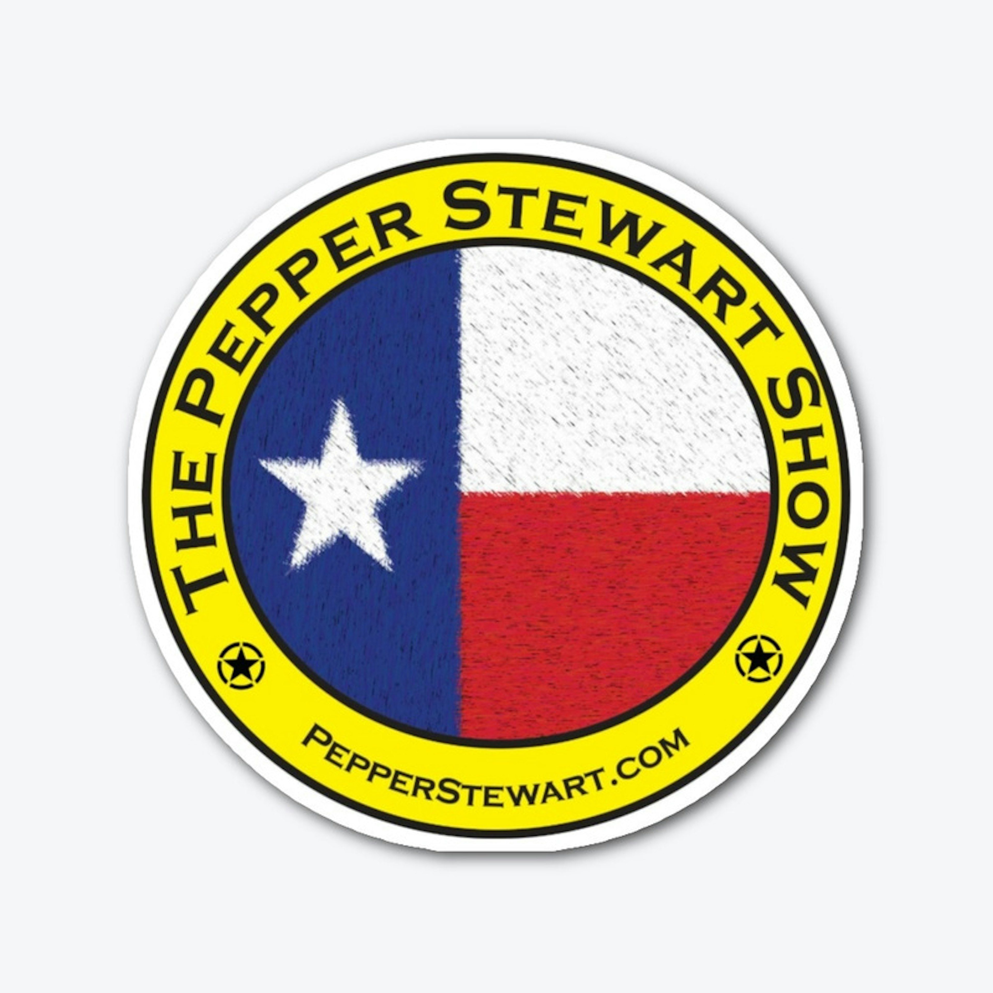 Pepper Stewart Show Decal 